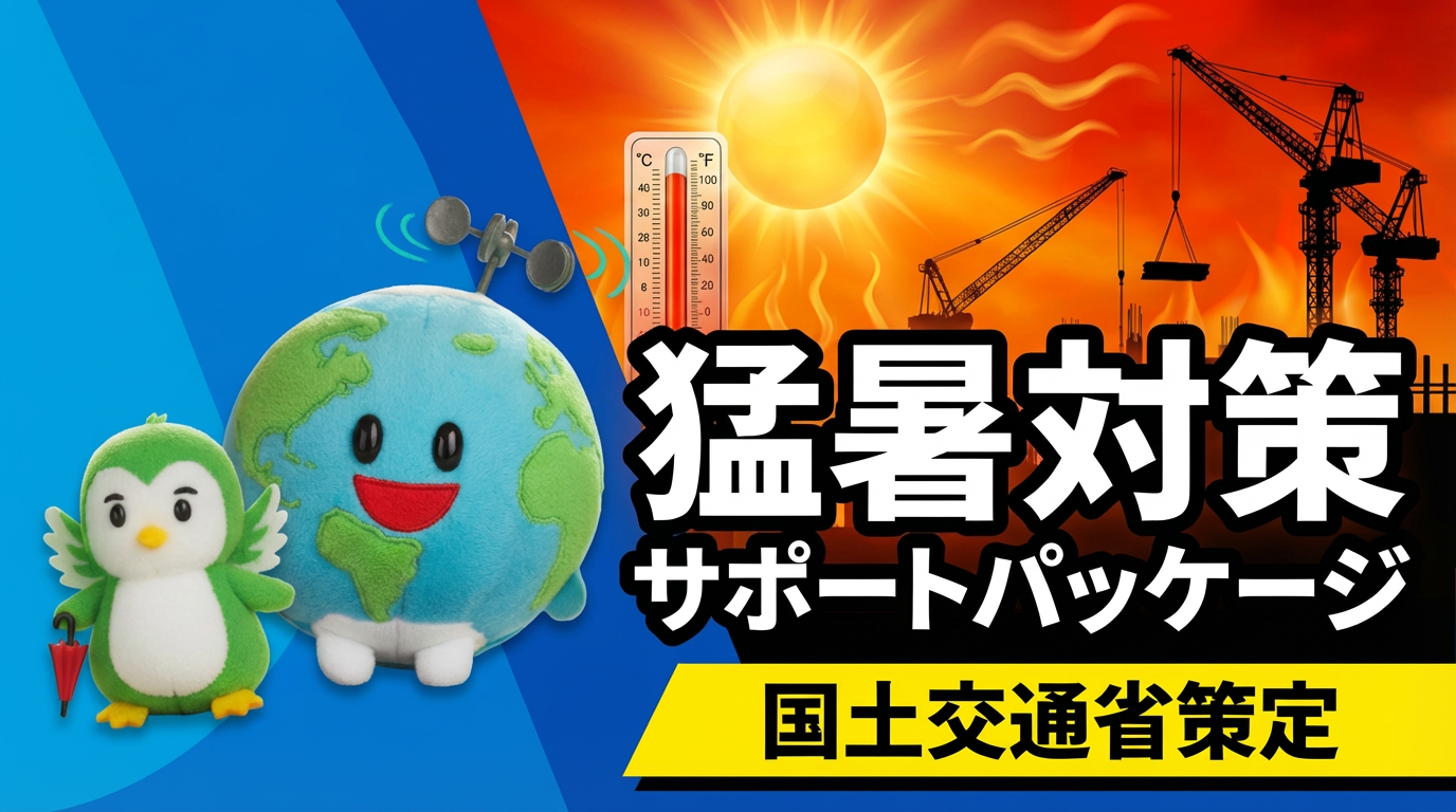 「建設工事における猛暑対策サポートパッケージ」が策定されました！　